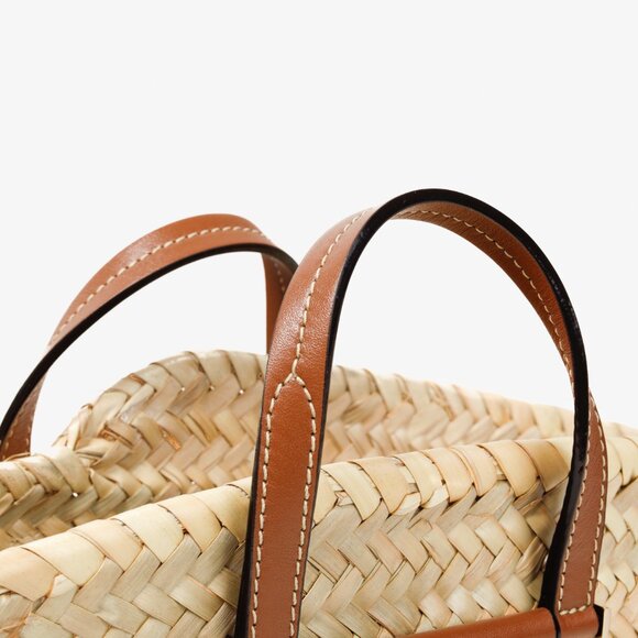 Jimmy Choo Macy Small Raffia Cross-Body Tote Bag - Picture 9 of 15